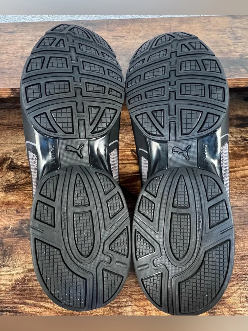 Puma Axelion Nxt Running Shoes Sneakers Grey Black Green Men's 11.5 - Picture 7 of 10